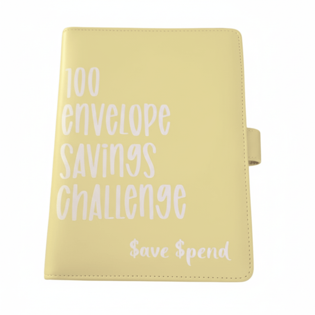 BrightNest 100 Výzva obálek Budget Binder pro rodiny Odolný organizér A5