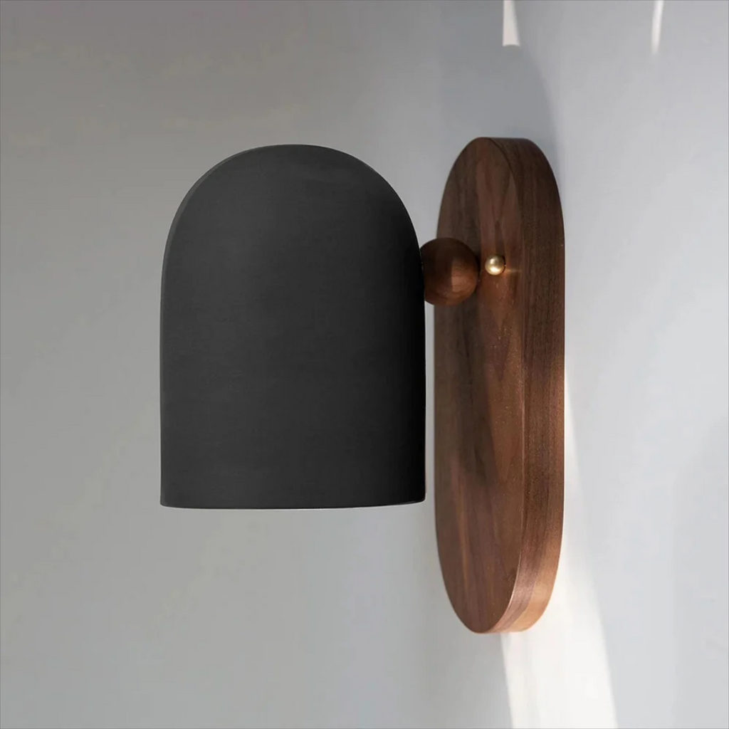 AuroraCraft Vintage Wall Lamp in Iron and Solid Wood for Bedroom and Living Room