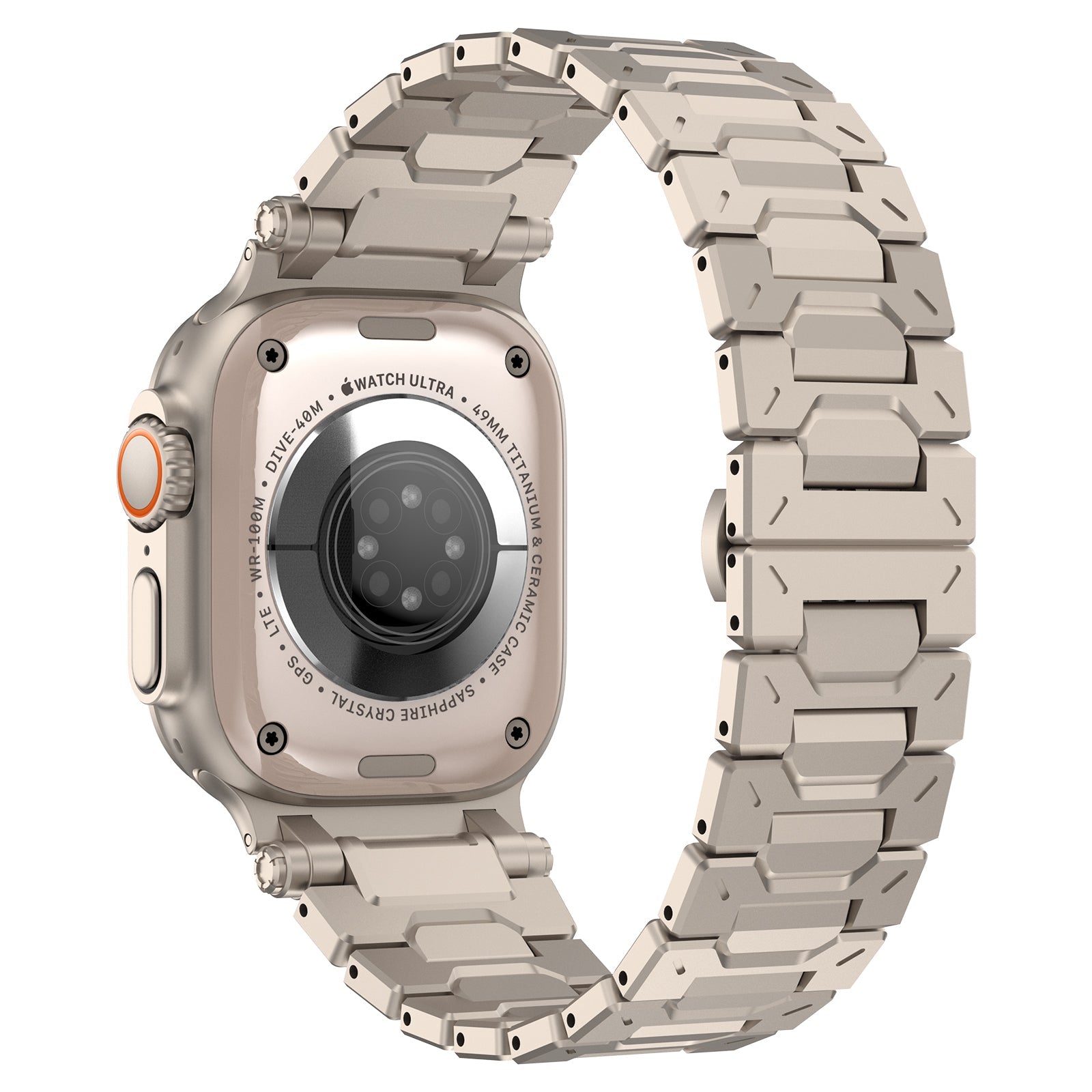 NexaBand 耐久性ステンレススチールバンド（Apple Watch用）