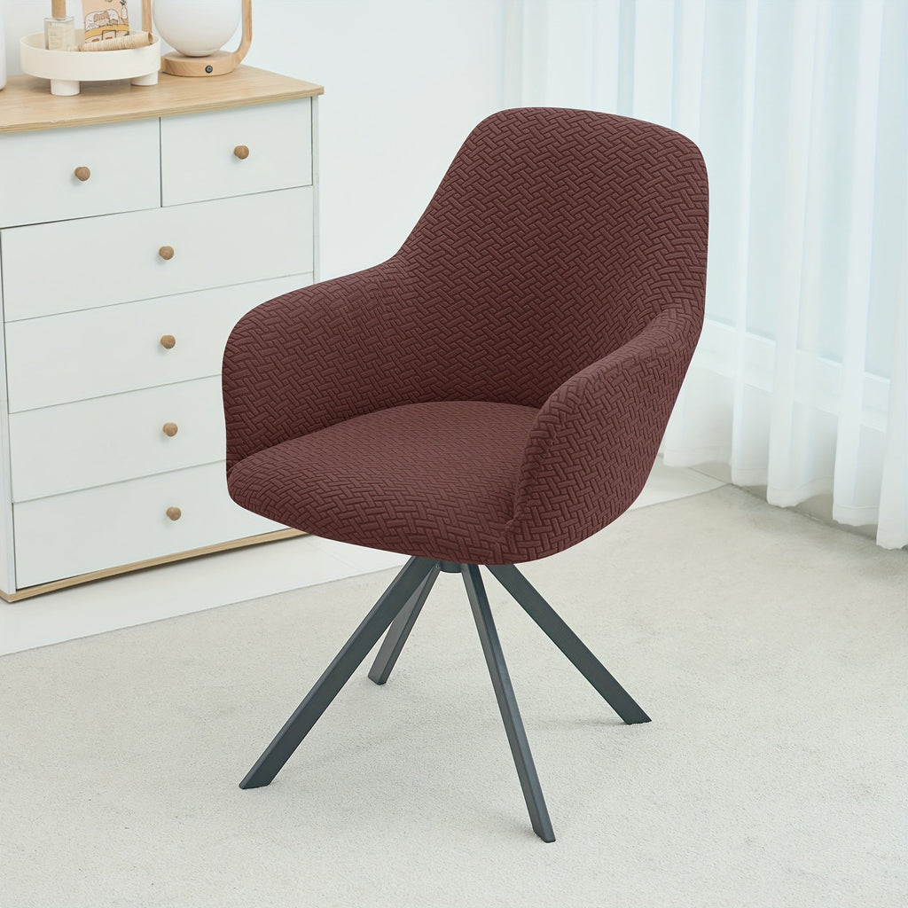 Velvora Highback Tailored Chair Cover For Elegant Dining