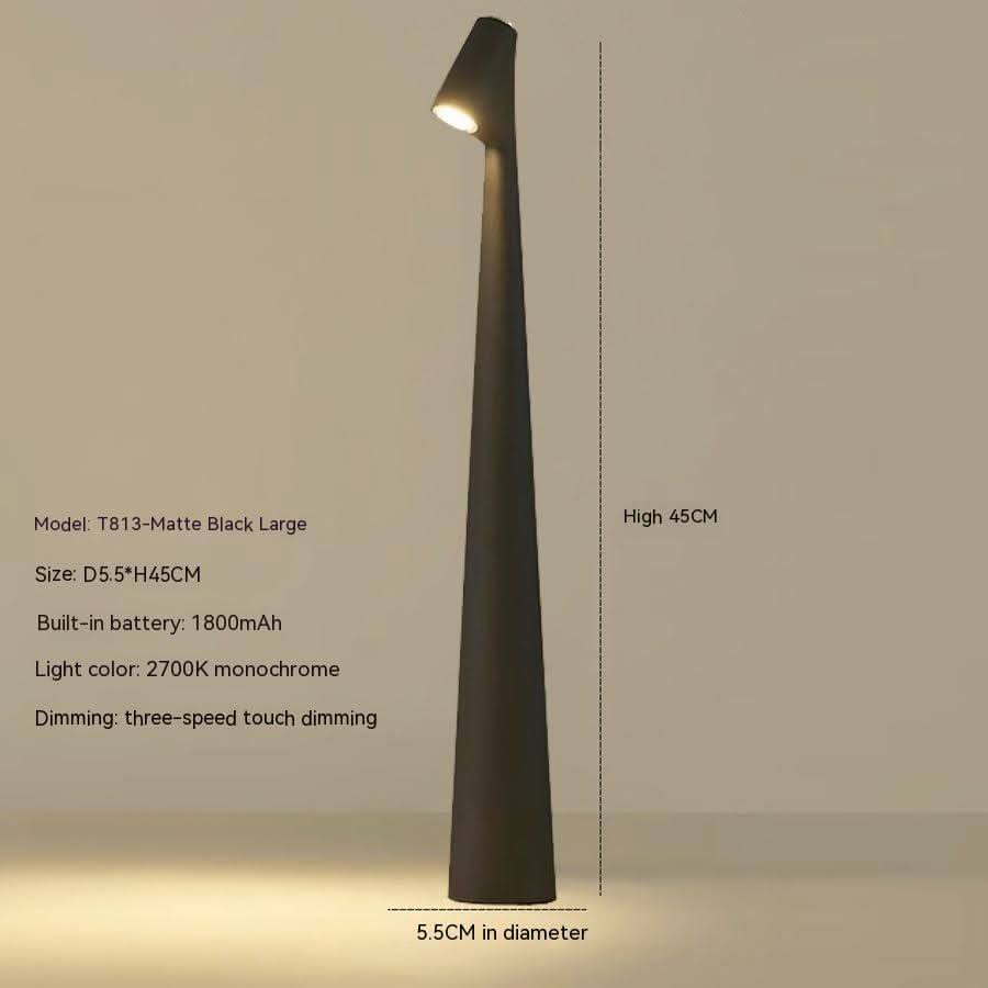 Rechargeable Cordless Table Lamp For Indoors Or Outdoors, Stylish And Practical