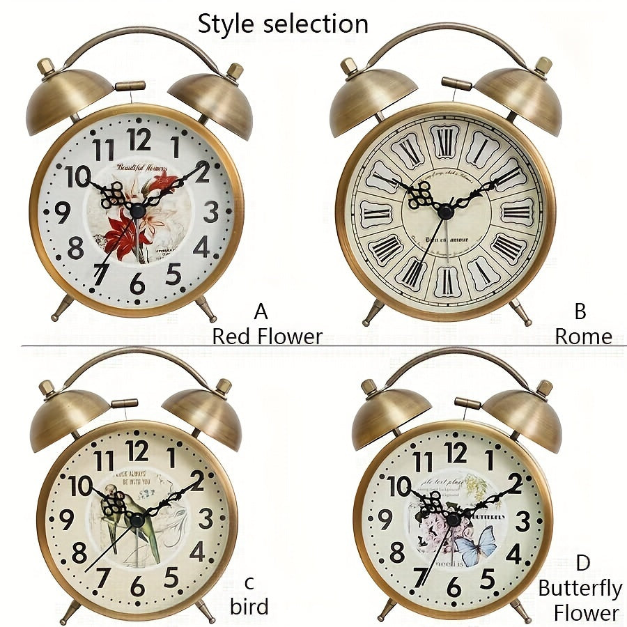 Nordibell Luminous Nordic Alarm Clock In Vintage Style