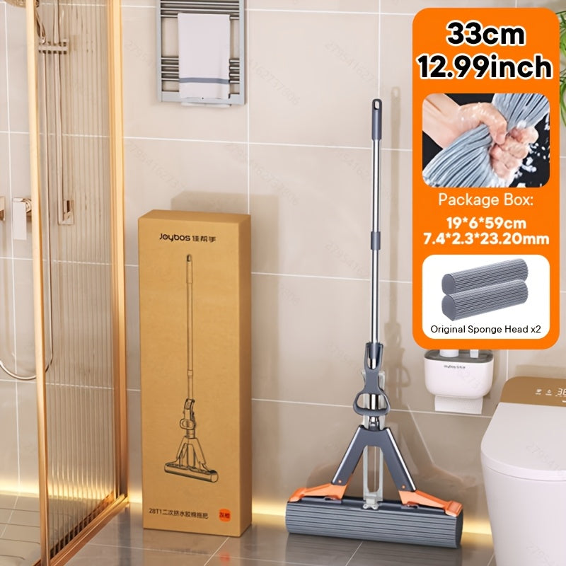 Éponge ultra absorbante Cleanflow et serpillière essoreuse pour salles de bains et sols
