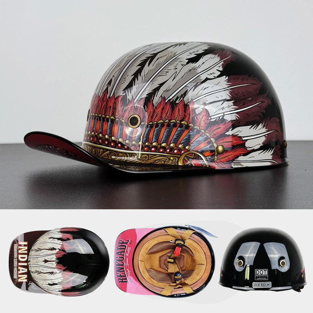 AstraCap Pro hivatalos verzió baseball stílusú motoros sisak, ECE és DOT tanúsítvánnyal