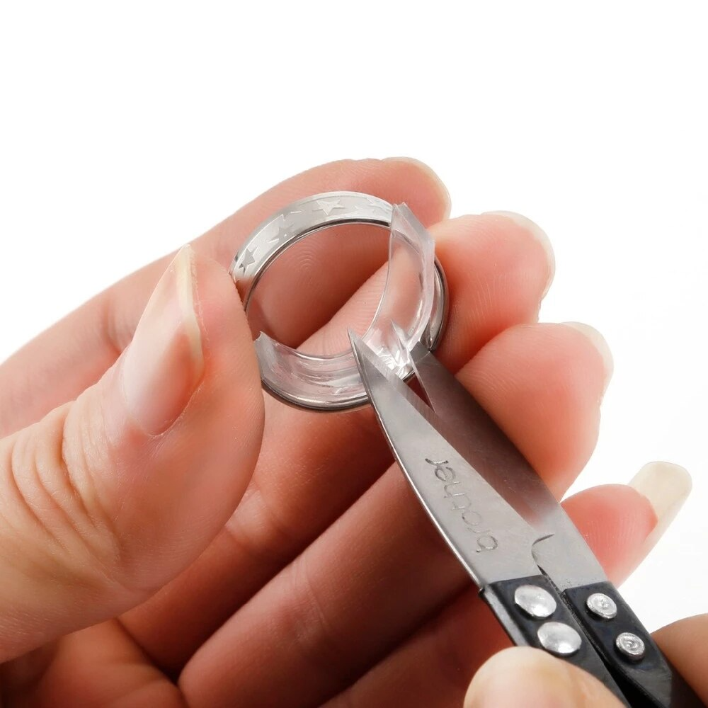 Invisible Ring Sizing Pad That Slides On To Adjust Ring Fit Subtly