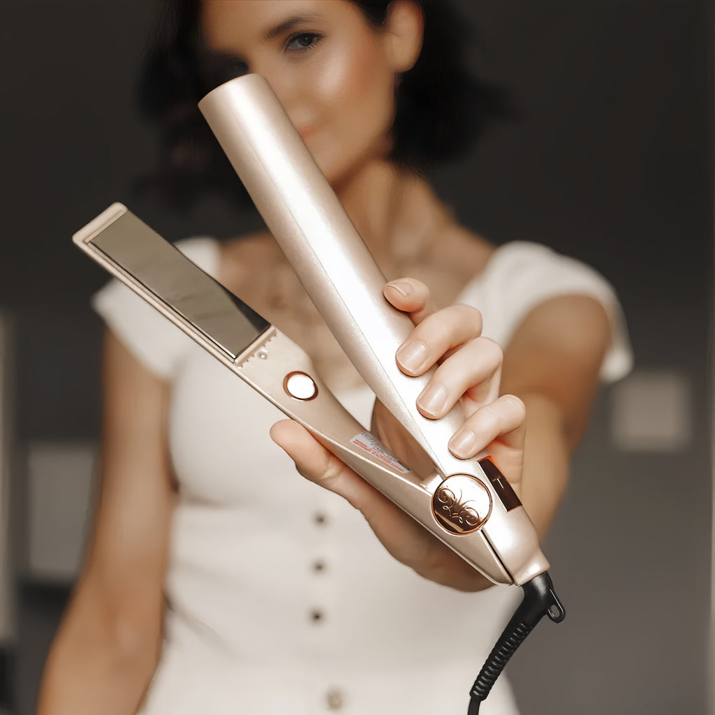 NovaBeam 2-In-1 Hair Styling Tool For Straightening Or Curling