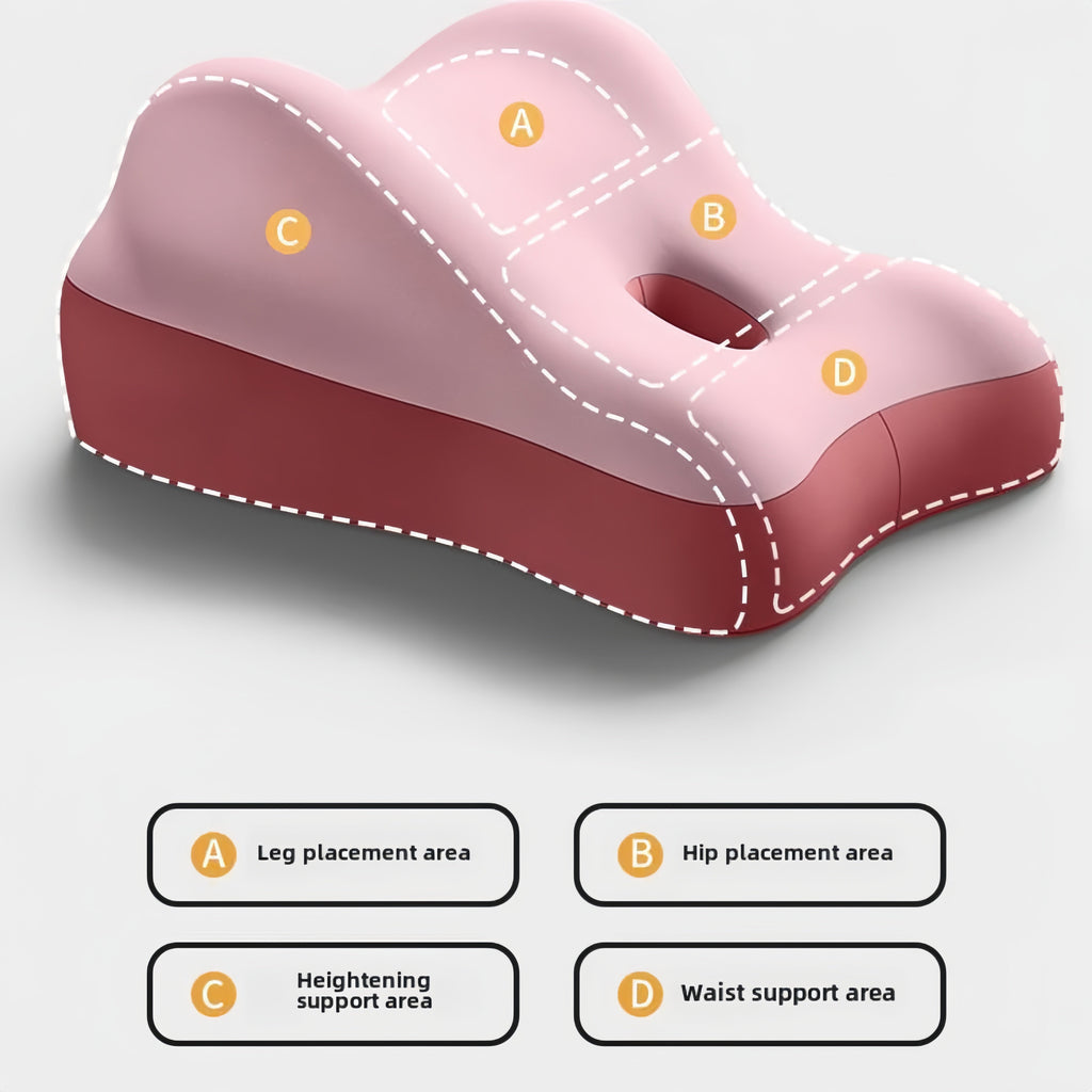 NestMate Comfort Duo Pillow For Seated And Reclined Support
