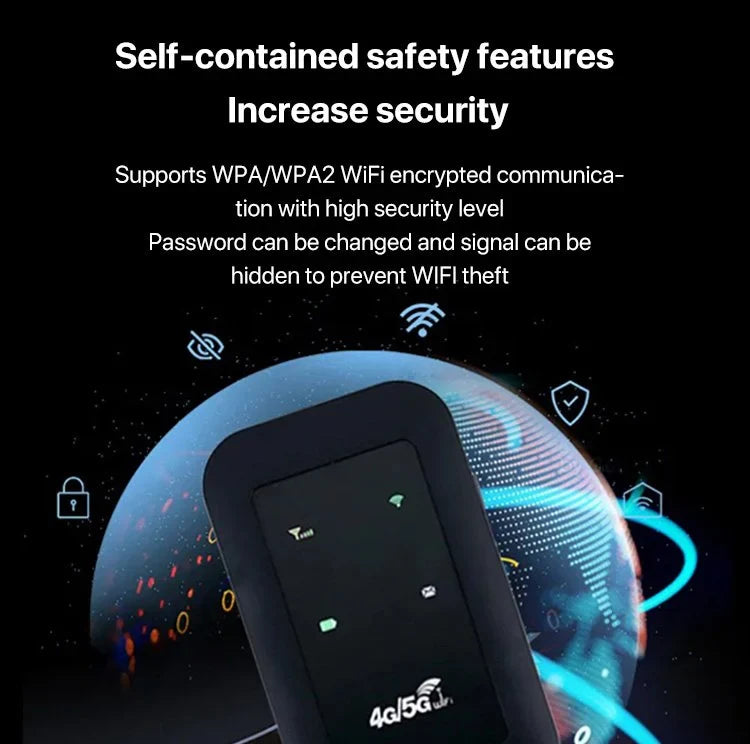 Compact 5G WiFi Hotspot For Fast Mobile Internet On The Go