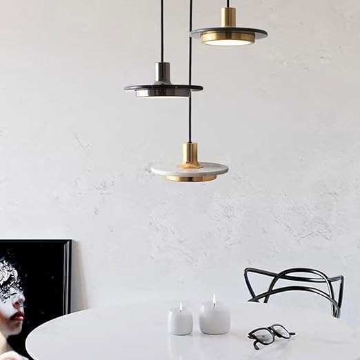 Lámpara Colgante de Mármol Lyria para Cocina, Diseño Moderno Minimalista