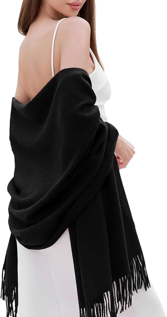 Cozy Winter Shawl for Women Soft Warm Scarf for Cold Weather