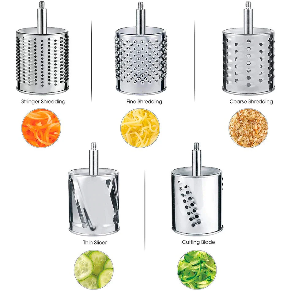 Multi-Functional Kitchen Rotary Food Grater Slicer