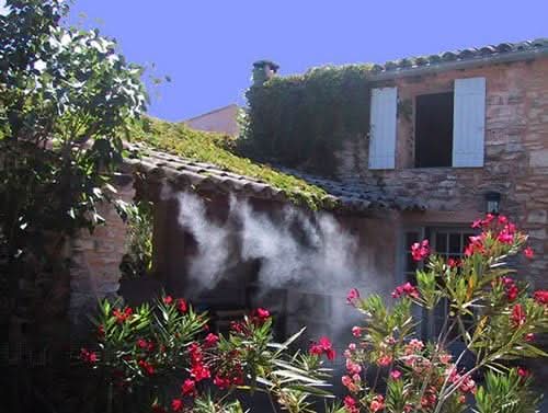 HydroMist Spray Irrigation System For Outdoor Cooling And Gardens