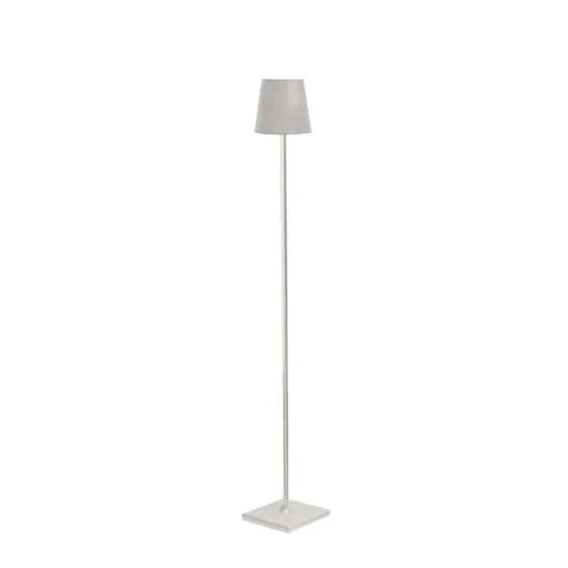 מנורת רצפה LED נורדית נטענת עם דימר LumaNova לשימוש פנימי וחצר