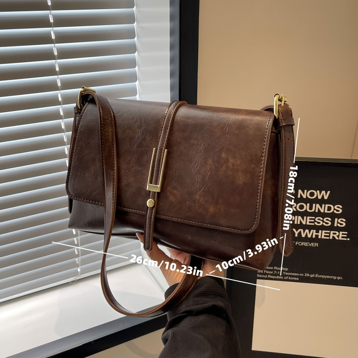 Nova Everyday Satchel With Flap For College Life And Party Nights