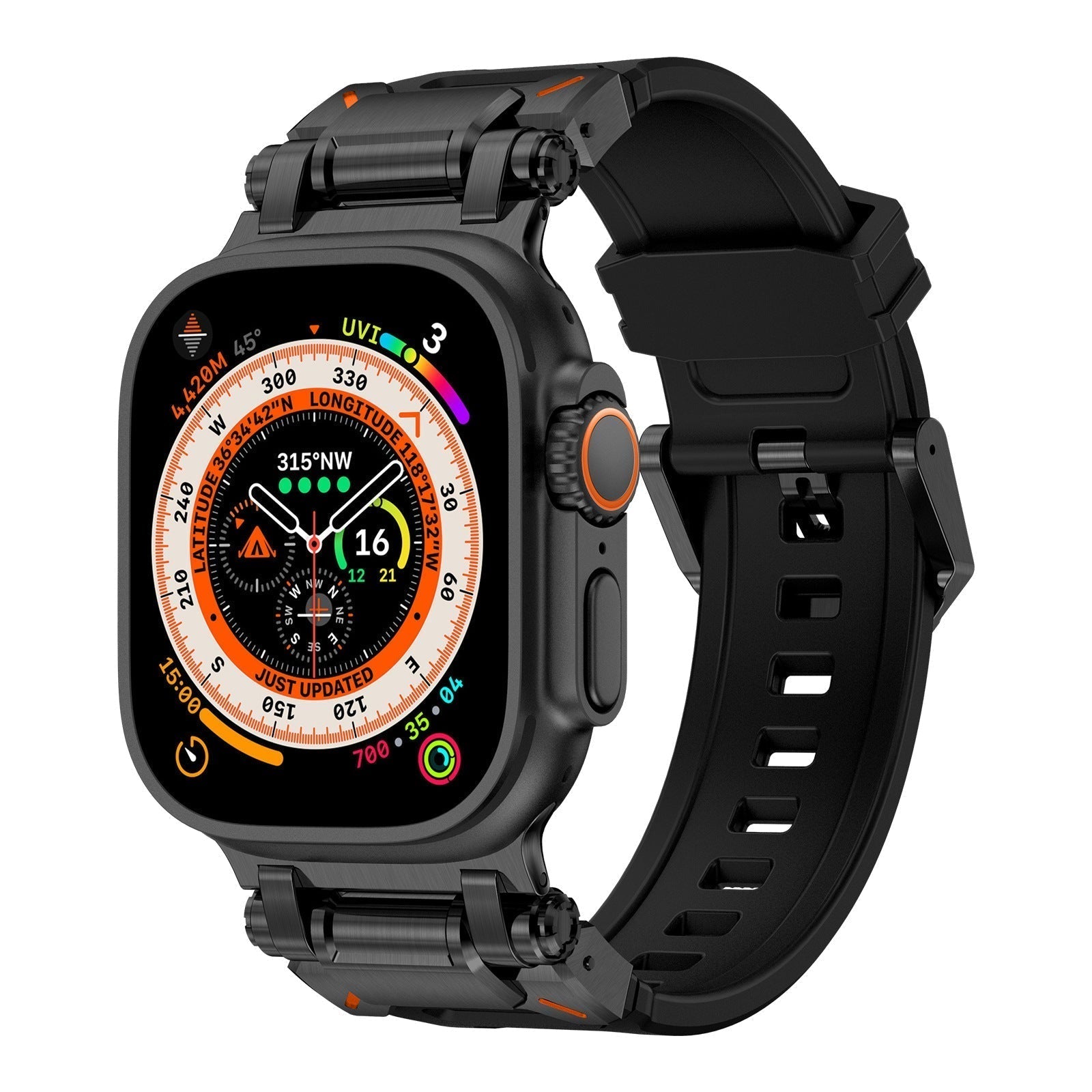 Náhradní silikonový řemínek pro Apple Watch Series pro pohodlné každodenní nošení