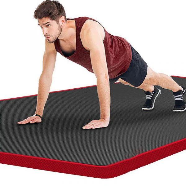 Hochdichte Fitnessmatte für Herren für Heim- und Fitnesstraining, rutschfest