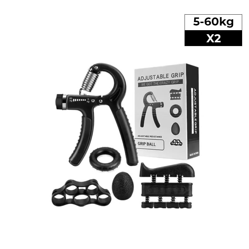 5 Pack Hand Grip Strengtheners Kit for Stronger Forearm and Hand