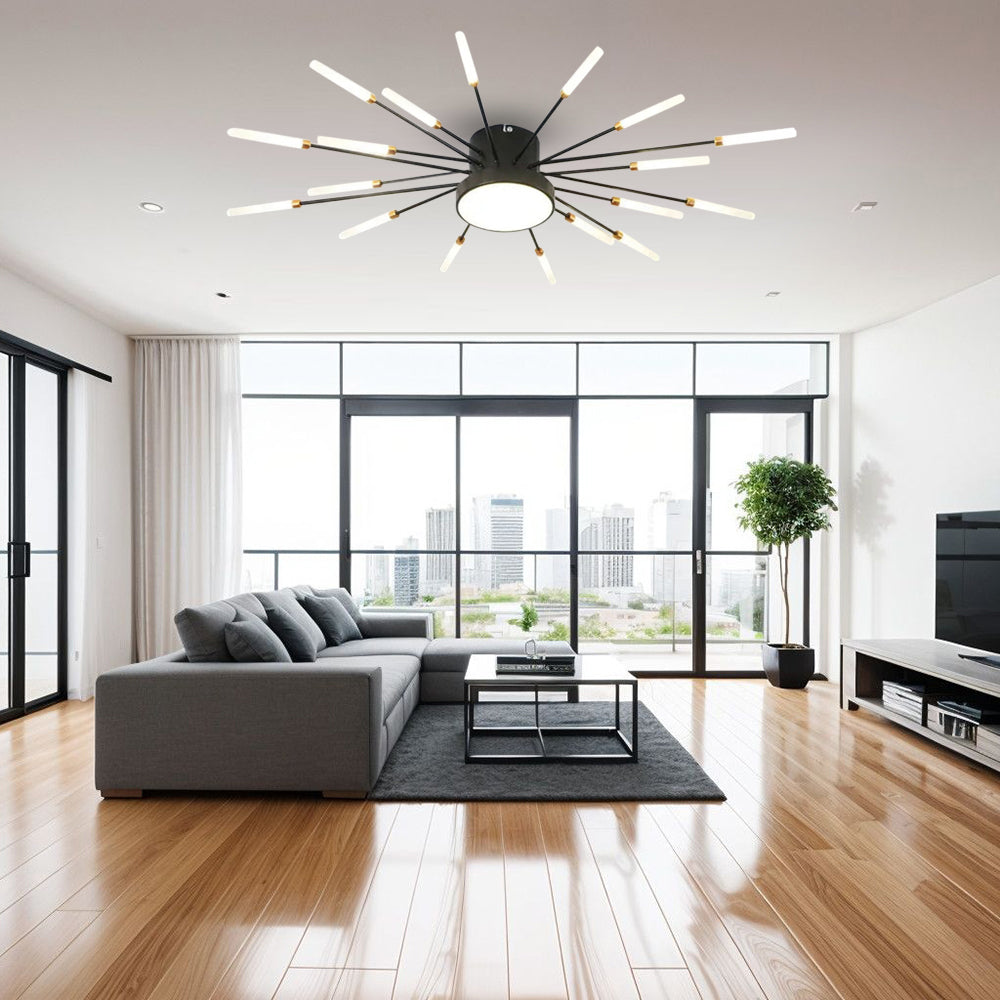 Lampa wisząca LumaSpike w stylu różdżki do nowoczesnych pomieszczeń