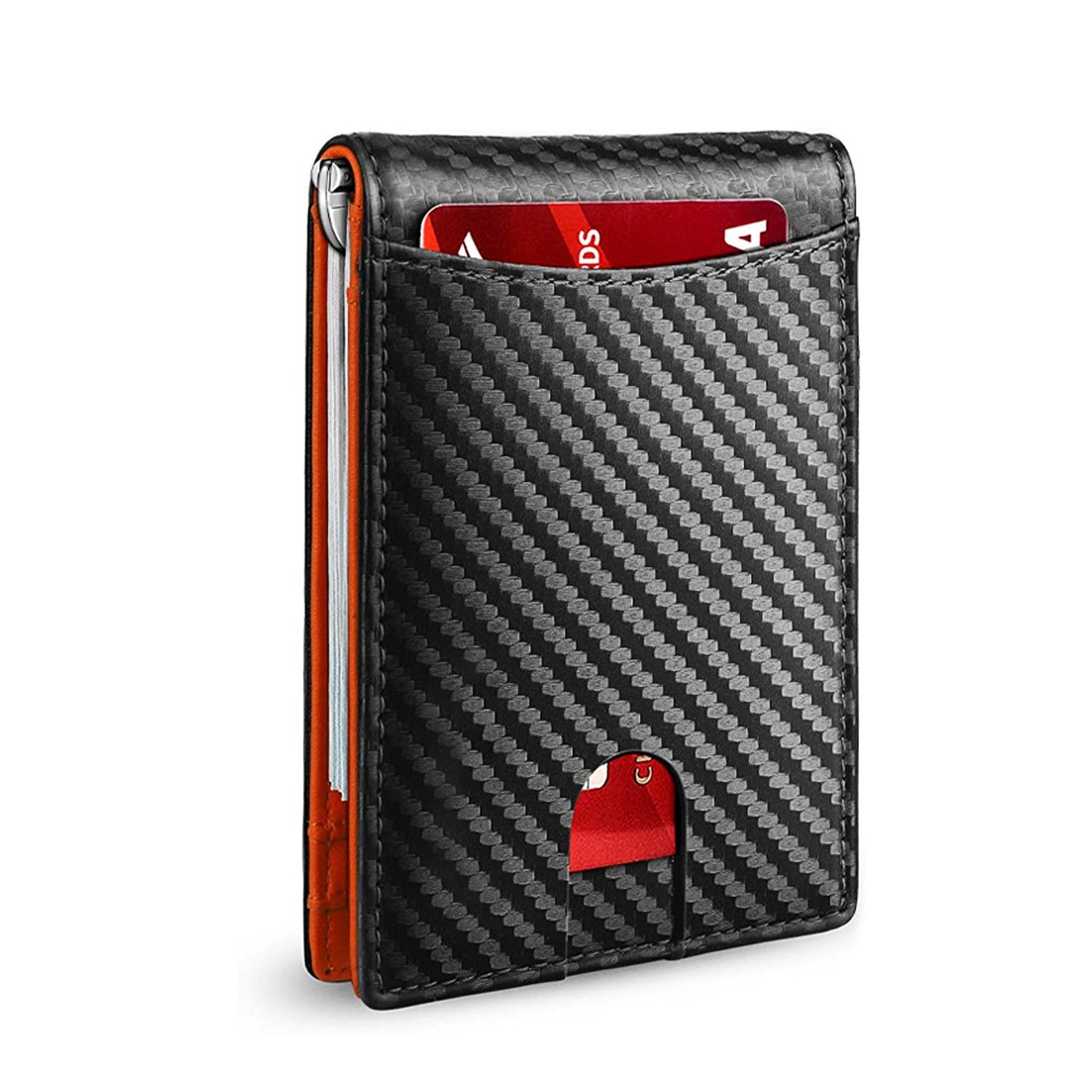 Men’s Slim RFID Wallet | Leather Card Holder | Black