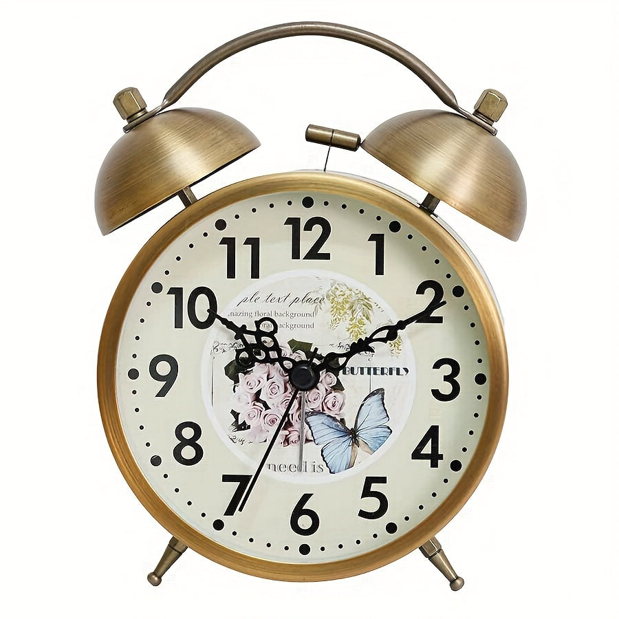 Nordibell Luminous Nordic Alarm Clock In Vintage Style