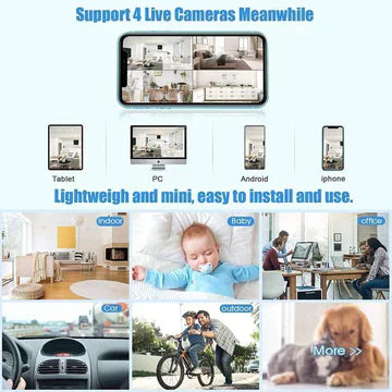 WatchPoint Mini – Wireless 1080p Camera with Night Vision and Magnetic Mount