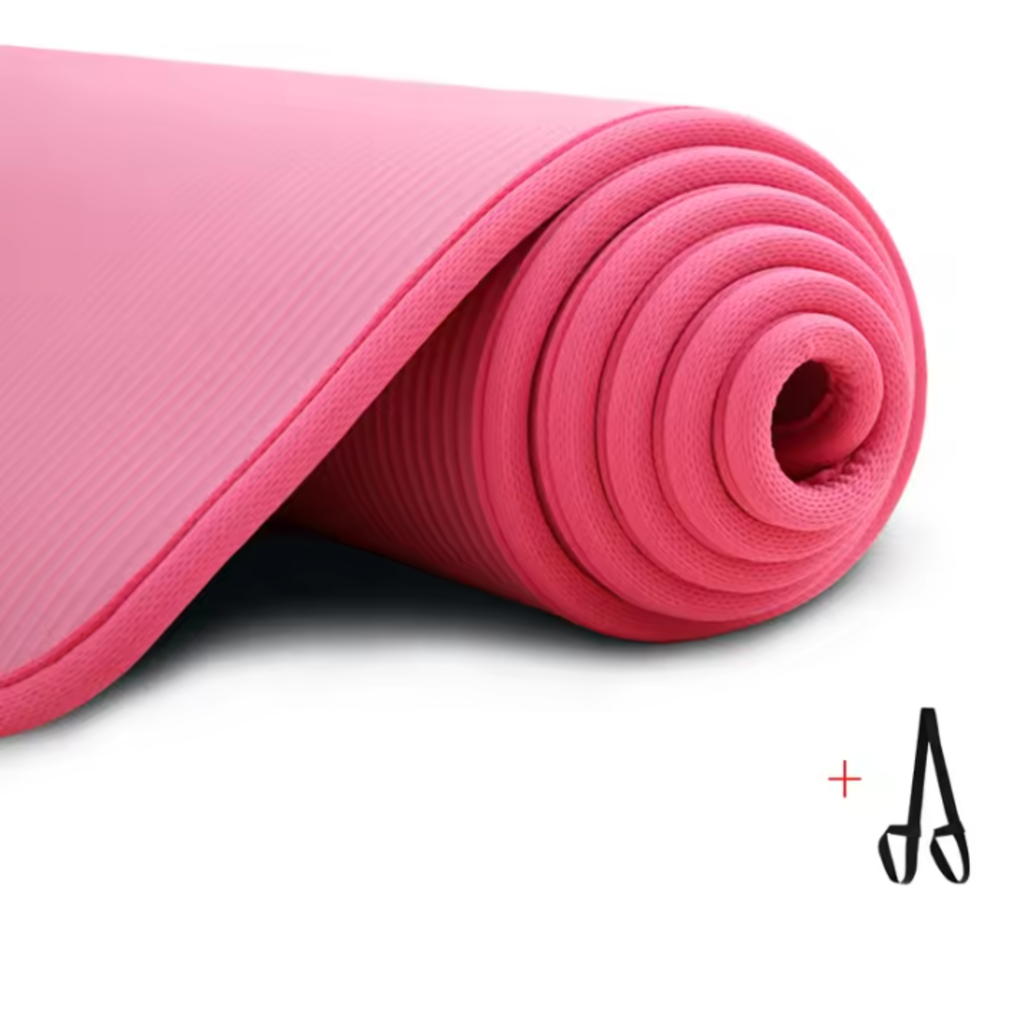 CalmFlex Extra Thick Yoga Mat For Comfort And Stable Home Support