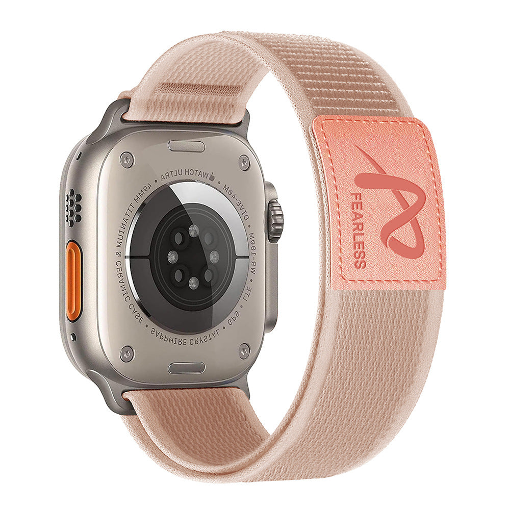 Cinturino in nylon a loop per orologio con chiusura a strappo per Apple Watch