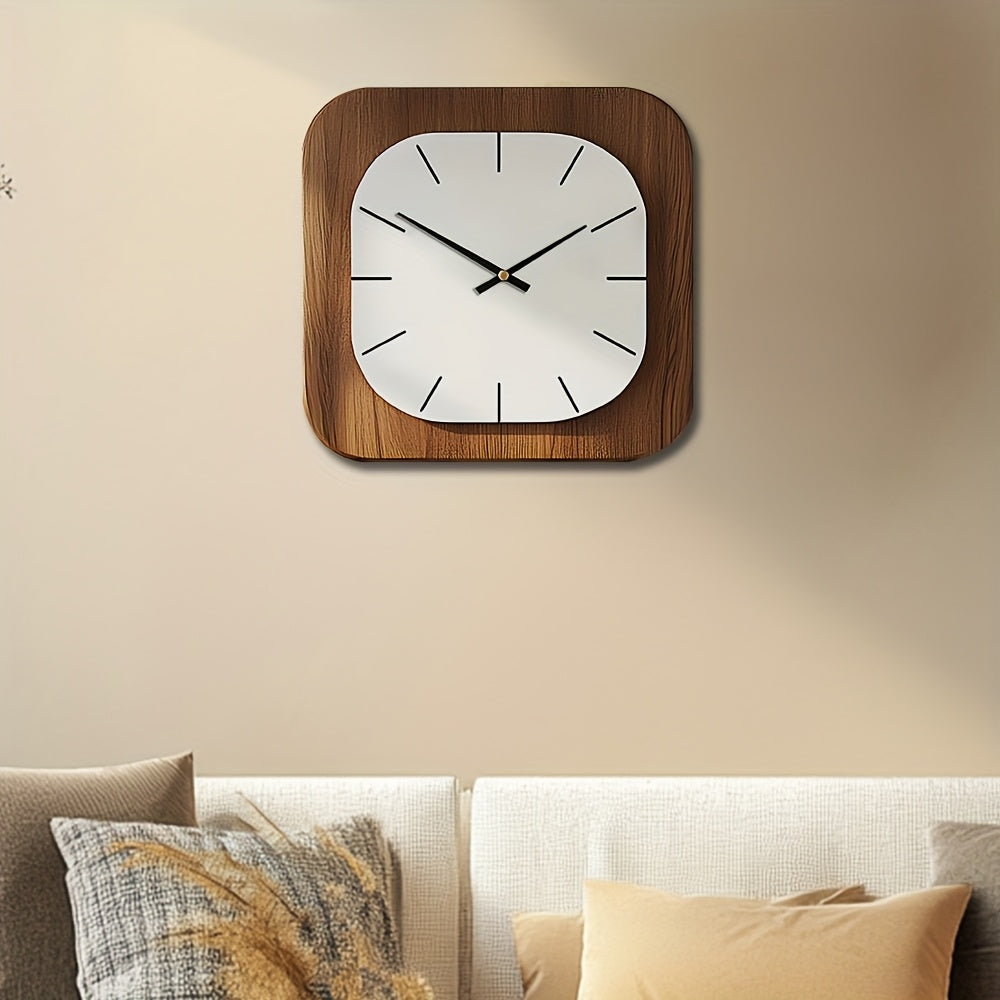 Squarewood Art treklokke for veggdekorasjon