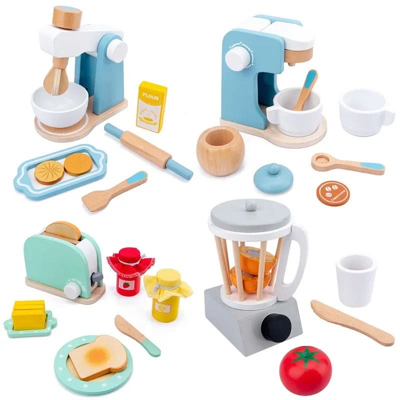 Set de Cocina de Madera Realista ChefNest para Pequeños Chefs Juego Creativo Sin Pantalla