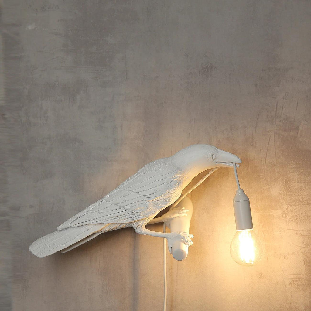 Vogelwandlamp voor woondecoratie met zacht sfeervol accentlicht