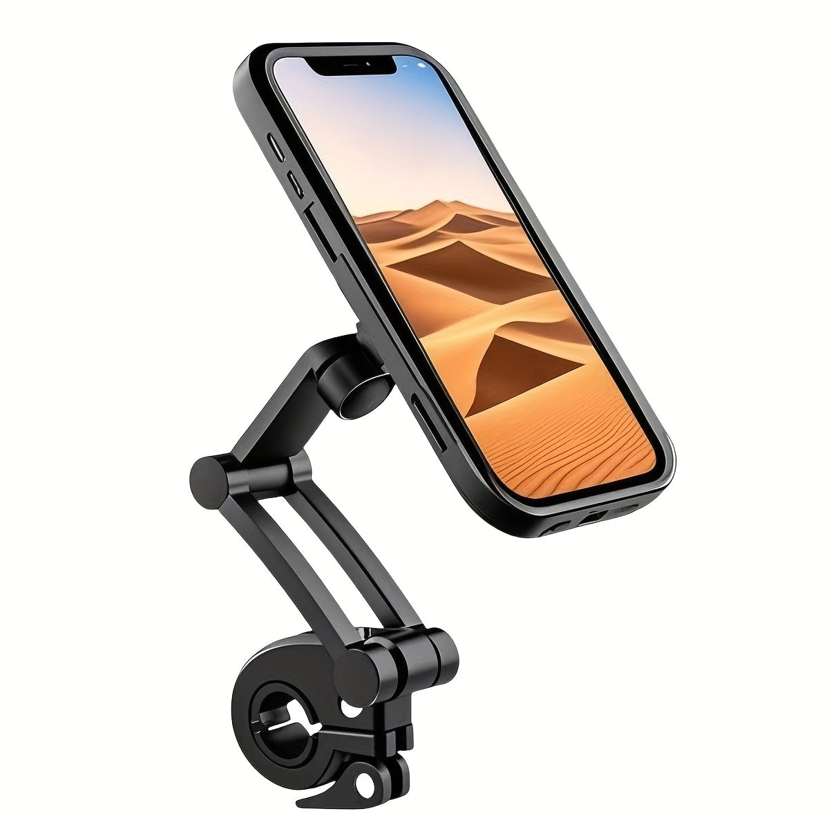 Bikewise テレスコーピング マグネット式スマホホルダー 自転車・電動自転車用、ABSデザイン