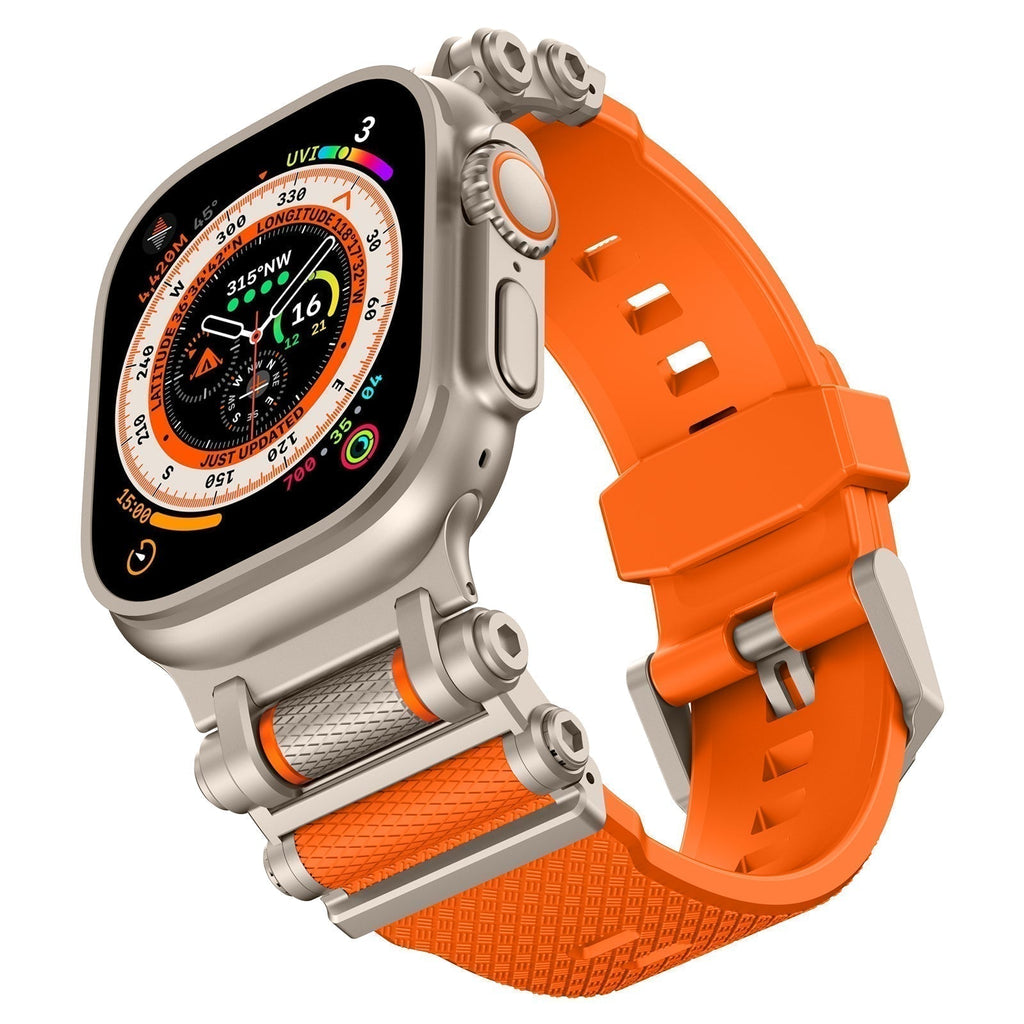 NovaFlex FKM Gummi-Drehband für Apple Watch Armband