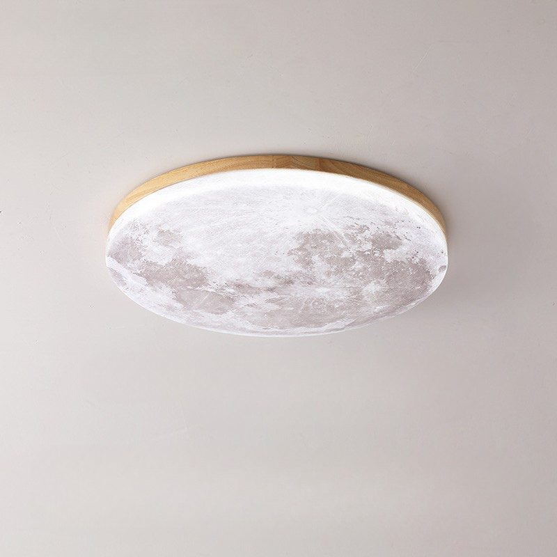 Plafonnier encastré LumaSphere avec éclat chaleureux d'inspiration japonaise pour chambre
