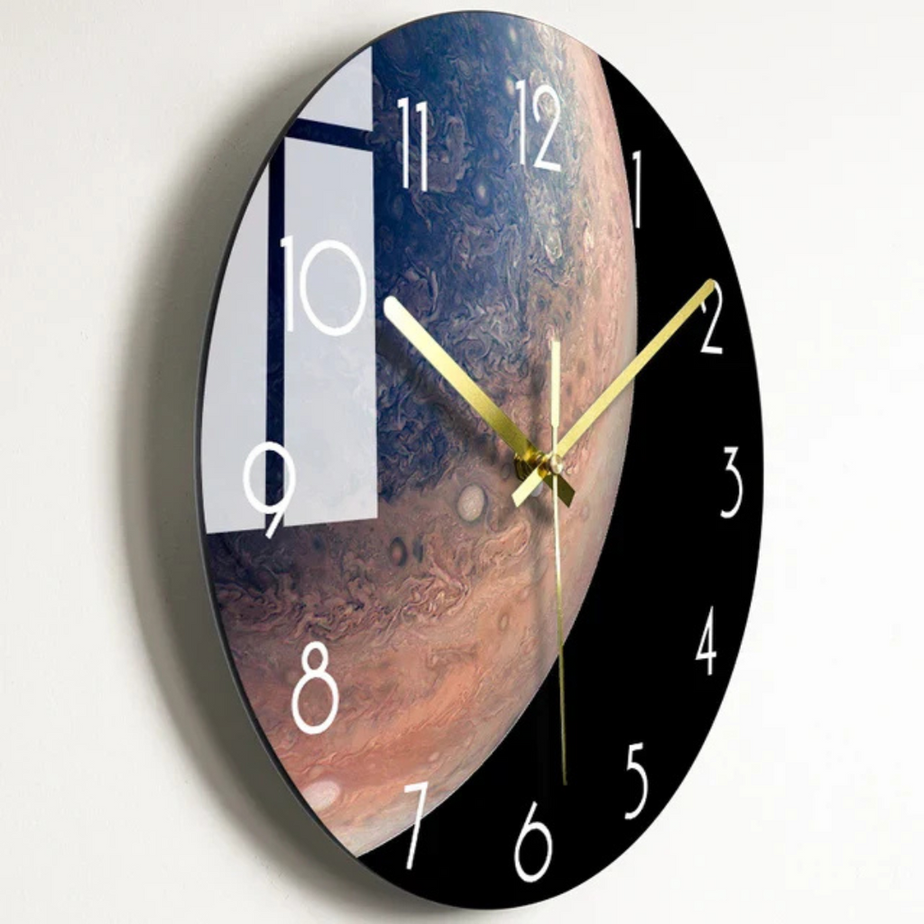 Luxorix Glas- und Wanduhr mit elegantem Design für moderne Innenräume