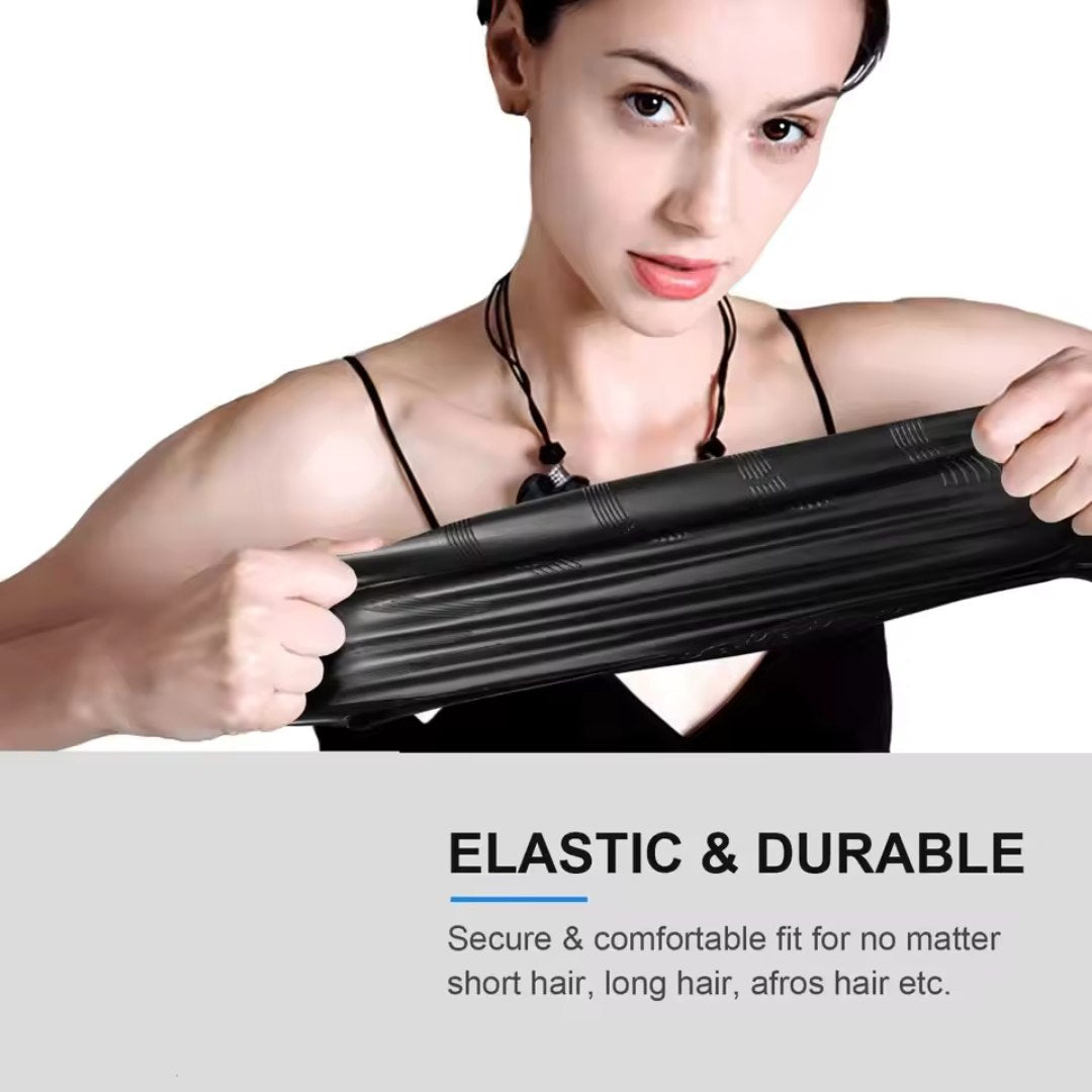 AureaSilk Long Hair Cap Made From Silicone With Built-In Ear Pockets
