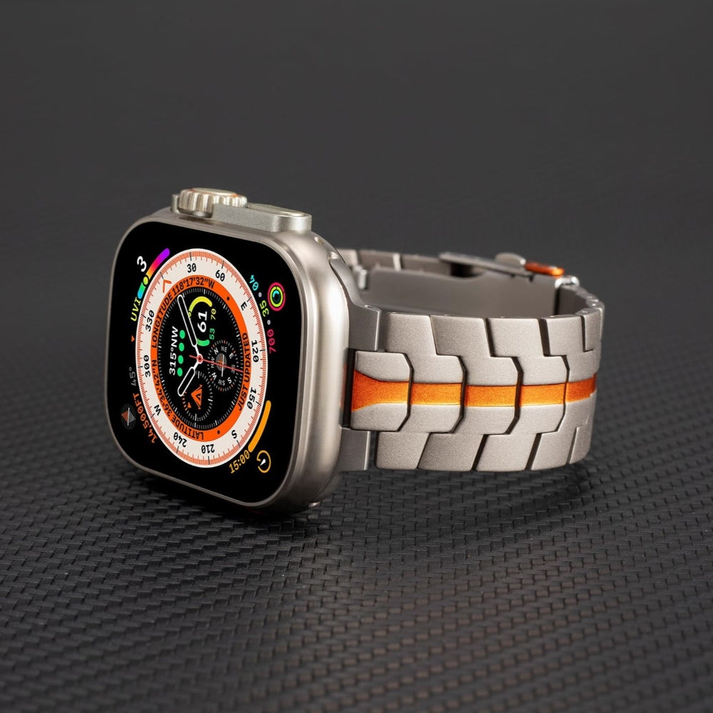 Apple Watch Slim Titanium Band For Daily Wear Sleek Style