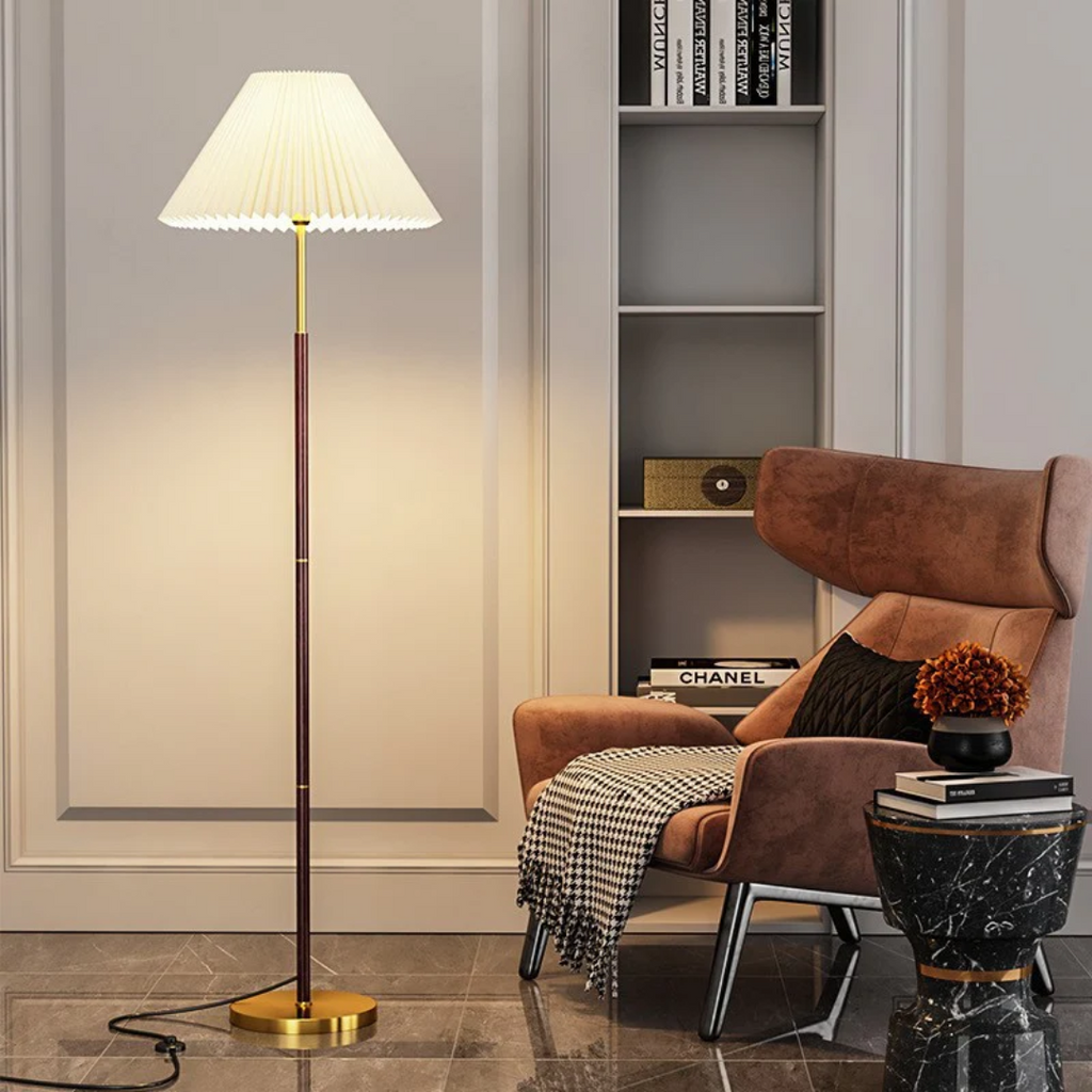 LumaVero Rice Paper Floor Lamp With Soft Ambient Glow