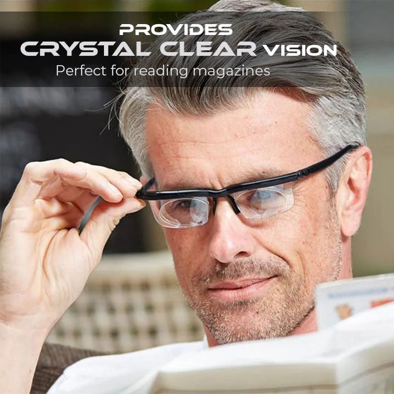 VisionShift Adjustable Focus Glasses For Everyday Reading And Vision Clarity