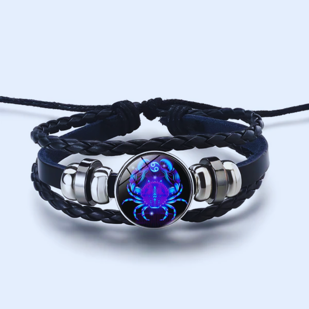 Zodiac-Armband für tägliche Ruhe und Ausgeglichenheit, fördert Frieden und Glückseligkeit