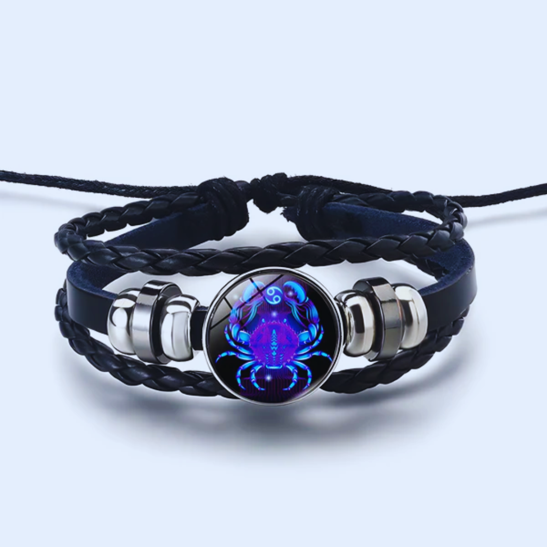 Zodiac-Armband für tägliche Ruhe und Ausgeglichenheit, fördert Frieden und Glückseligkeit