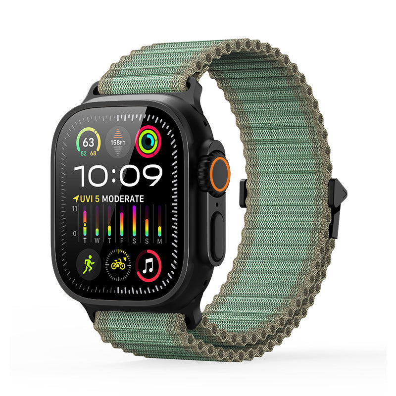 Apple Watch doppellagiges gewebtes Armband für ganztägigen Komfort