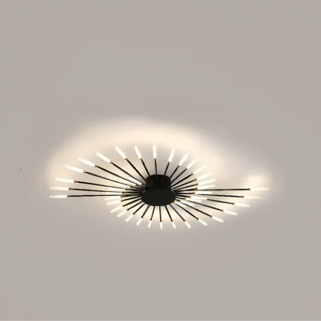 AstraGlow Luxe spiraalinen LED-kattovalaisin olohuoneeseen
