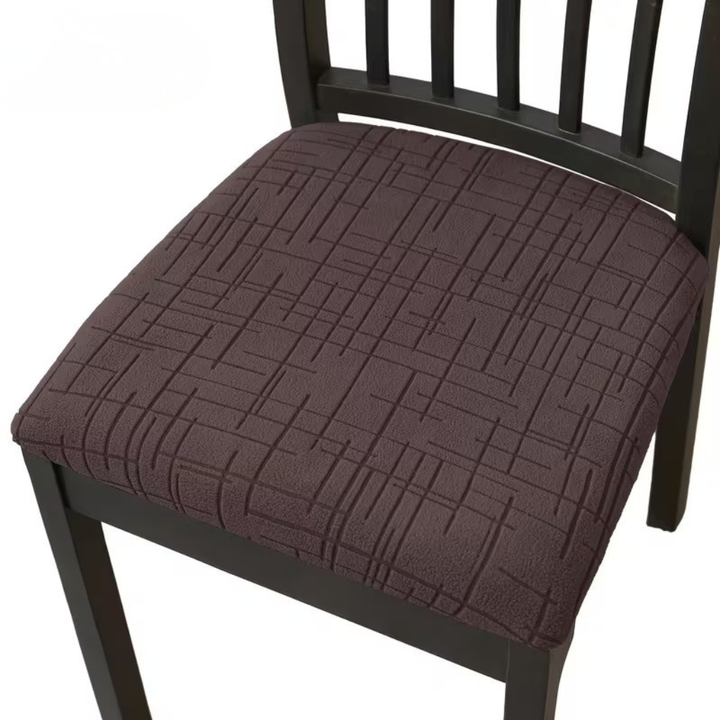 כיסויי כיסאות אוכל אלסטיים קרוספיט להגנה מודרנית