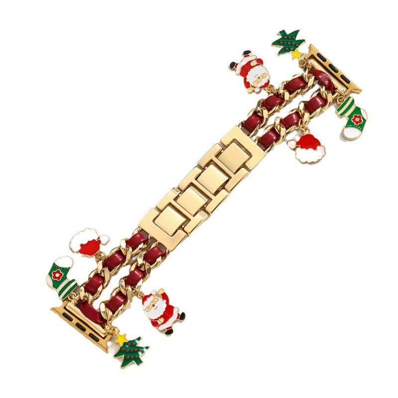 Christmas Patterned Aurora Watch Straps for Apple Watch