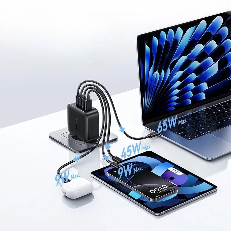 Nabíječka NovaCharge 140W GaN PD pro notebooky, tablety a telefony