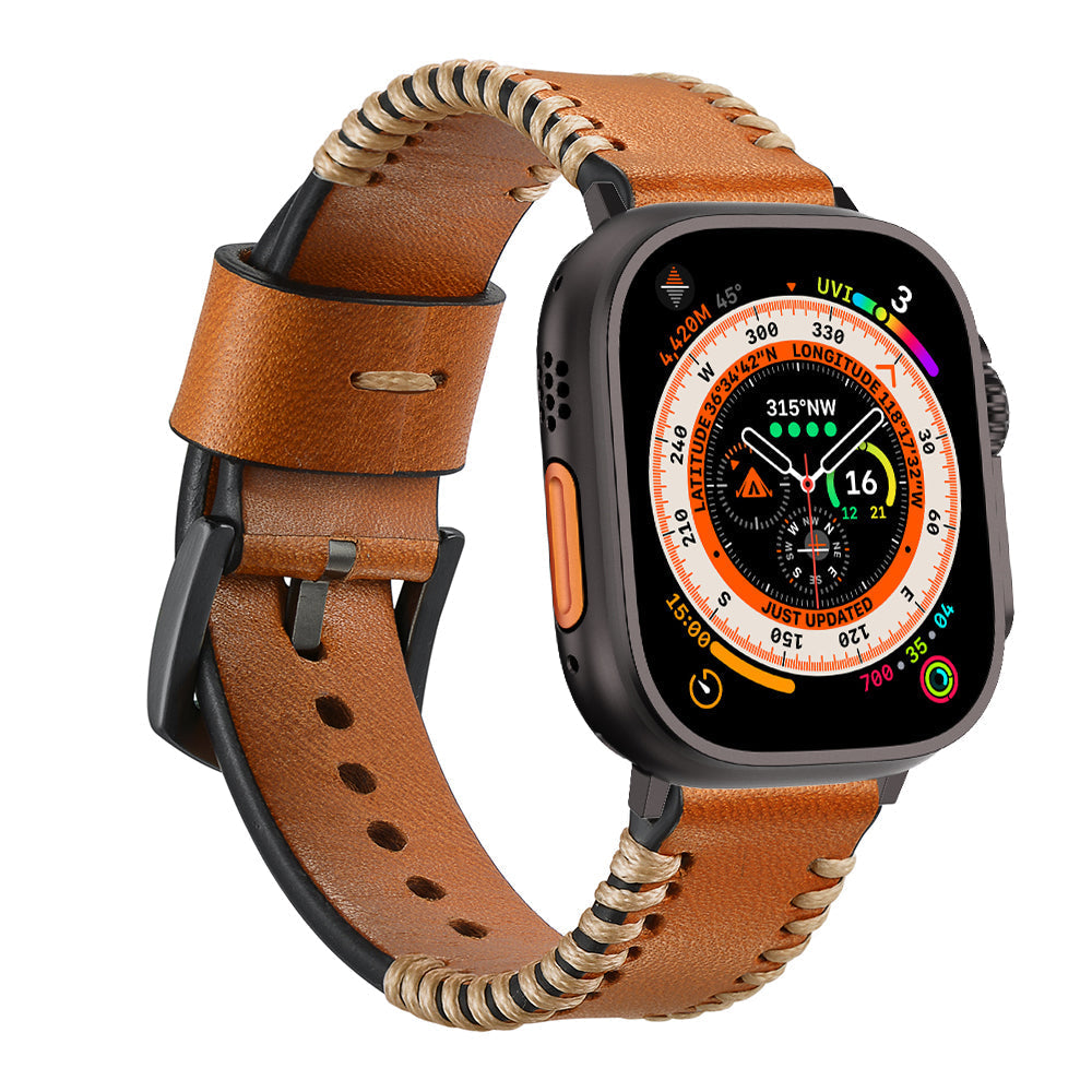 Cinturino Nova Leather Premium cucito a mano per Apple Watch