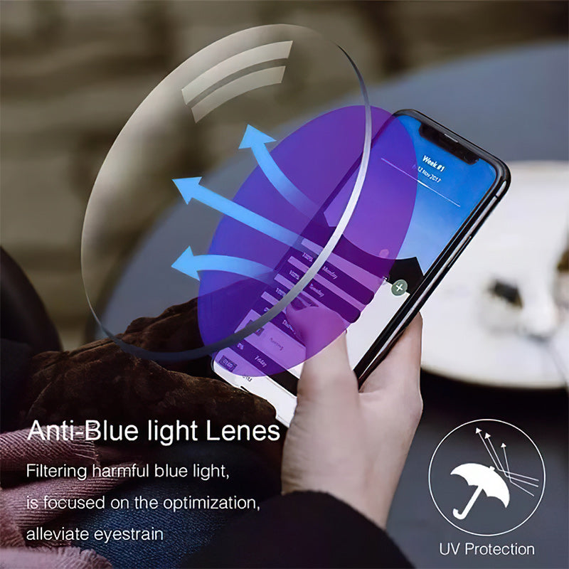 Sapphire Reading Glasses With Dual Focus And Anti Blue Light High Hardness 2024