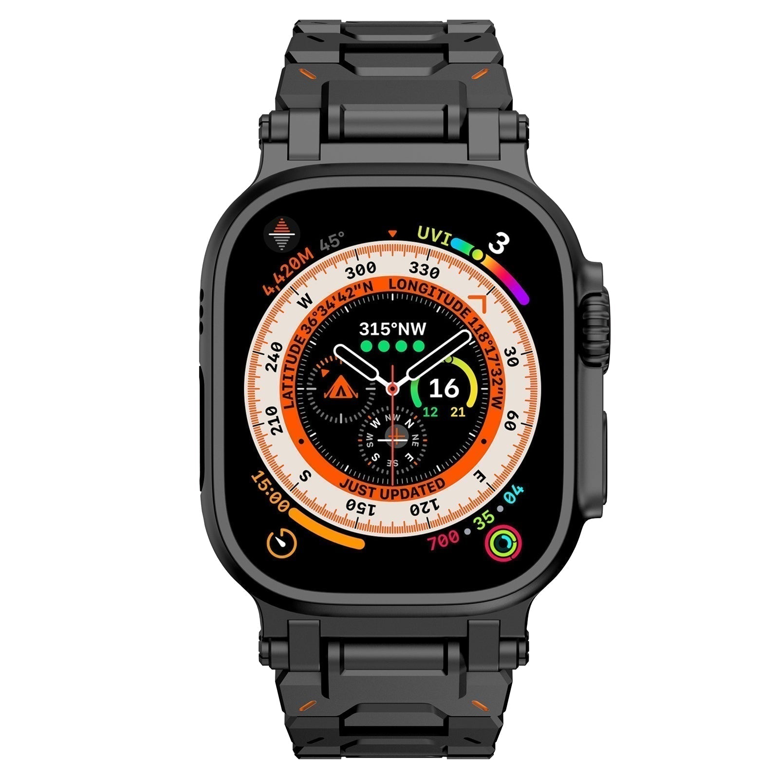 NexaBand 耐久性ステンレススチールバンド（Apple Watch用）