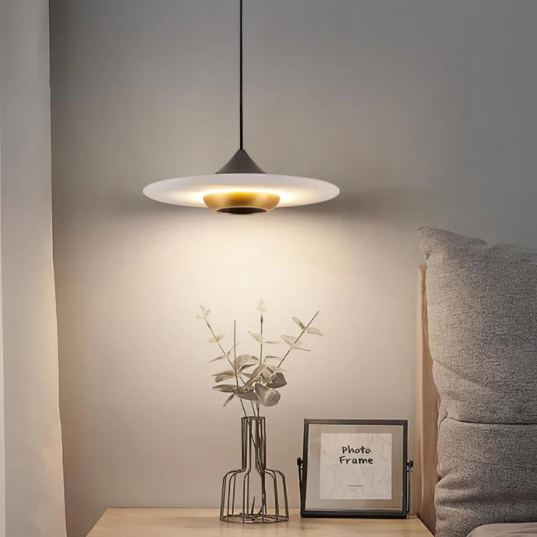 Aureline Marmorierte Deckenpendelleuchte von Nova Living