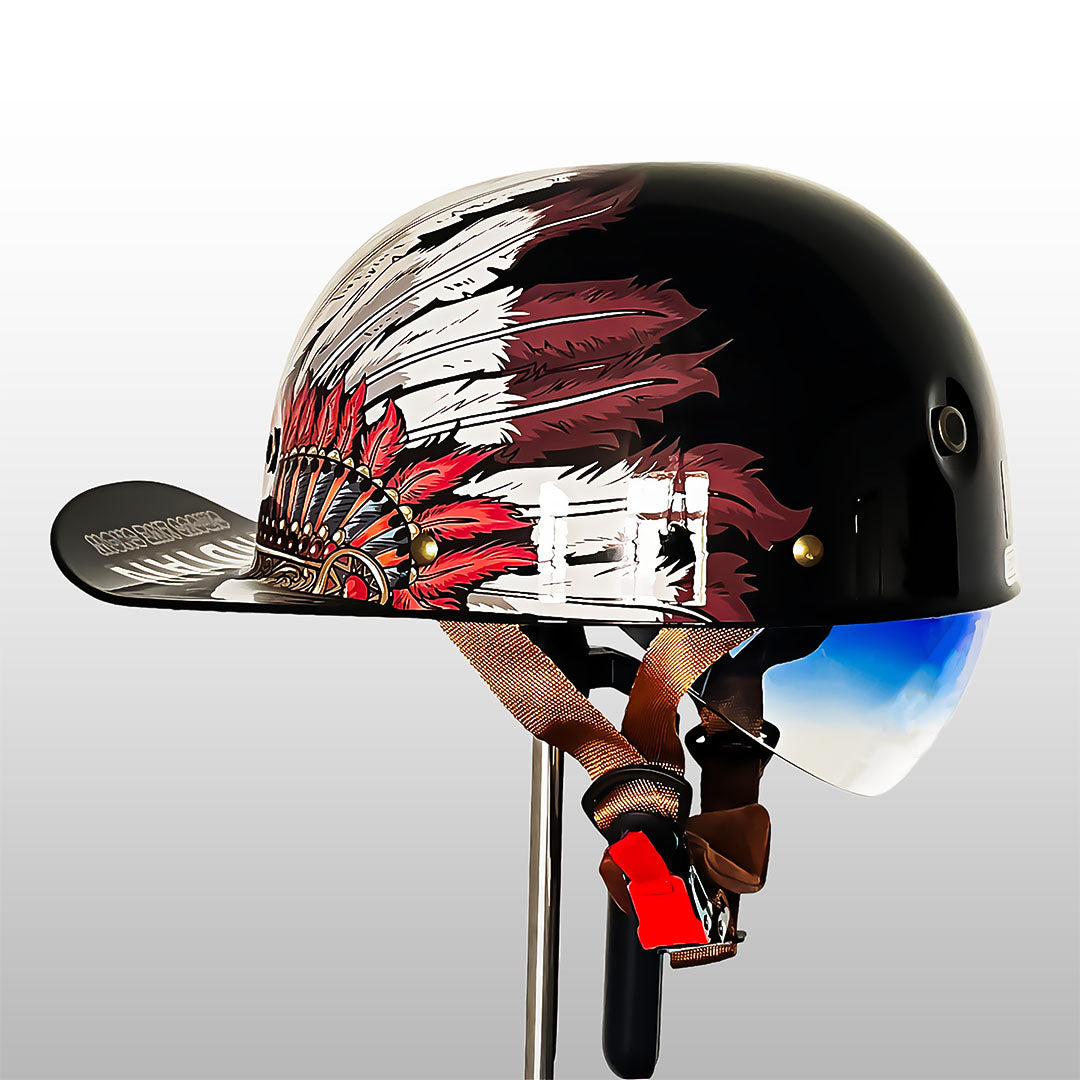 AstraCap Pro hivatalos verzió baseball stílusú motoros sisak, ECE és DOT tanúsítvánnyal